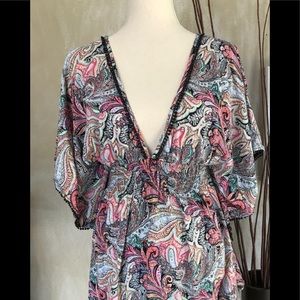 Victoria Secret Boho paisley cover up